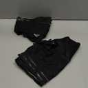 Blooming Jelly Women High Waisted Bikini Sets Tummy Control Swimsuits Color Block Two Piece Drawstring Bathing Suit (X-Large, Black Mesh)