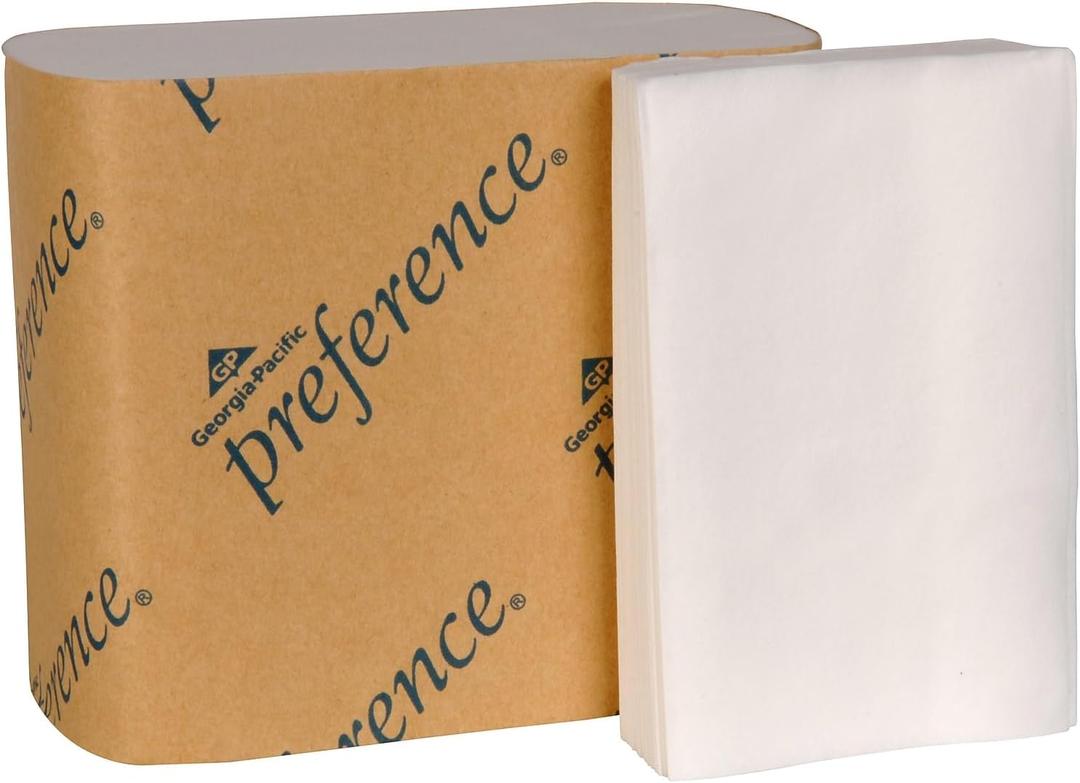Georgia-PacificPreference 2-Ply Interfolded Toilet Paper by PRO , 10101, 400 Sheets Per Pack, 60 Packs Per Case, White