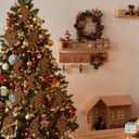 20 Pcs Sasquatch Christmas Tree Ornament Wooden Bigfoot Hanging Bigfoot Funny Christmas Tree Decoration Big Foot Sasquatch Gifts for Xmas Birthday Party Supplies