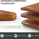 Extra Large Bamboo Cutting Board Set Over Sink Nice Solid Thick Wood Juice Groove Chopping Board Big Best Hardwood Counter Organic Vegetable Kitchen Gadgets Apartment Essentials(17.5" x 12" x 0.8")
