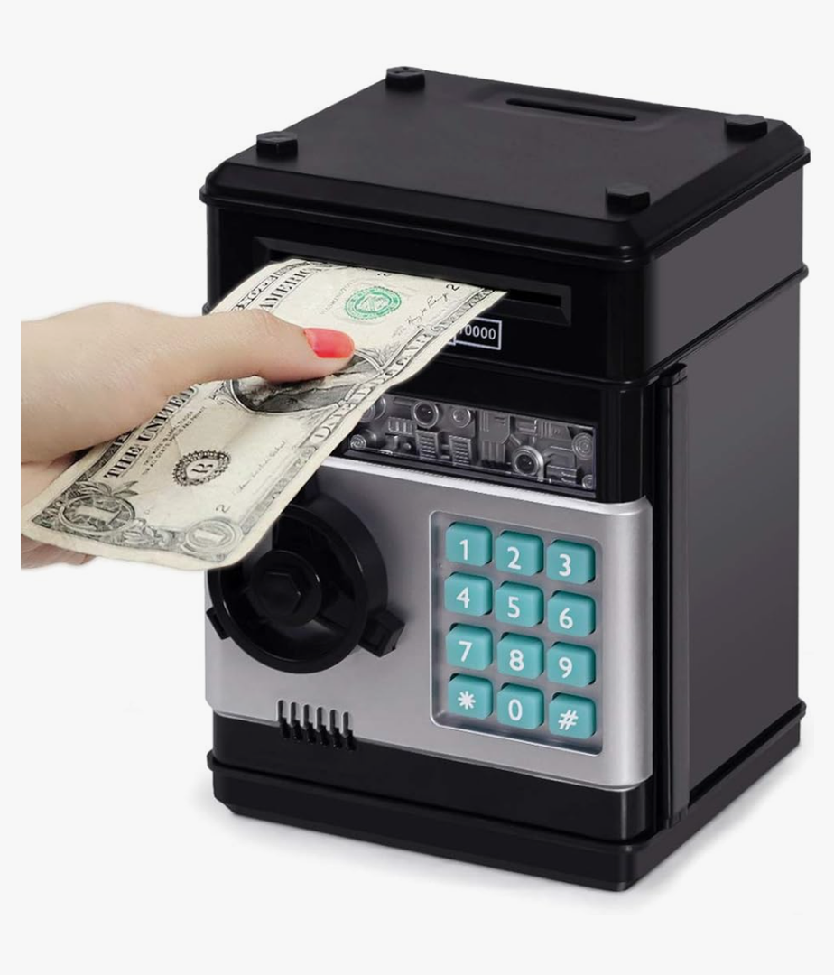 Refasy Piggy Bank Cash Coin Can ATM Bank Electronic Coin Money Bank for Kids Age 3-12, Money Savings Box Mini ATM Coin Bank Toys Gifts for 3 4 5 6 7 8 9 10 11 12 Year Old Boys Girls Refasy Piggy Bank Cash Coin Can ATM Bank Electronic Coin Money Bank for Kids Age 3-12, Money Savings Box Mini ATM Coin Bank Toys Gifts for 3 4 5 6 7 8 9 10 11 12 Year Old Boys Girls