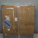 Foldable Mobile Standing Desk, 27"21" Portable Rolling Laptop Cart with 90 Tiltable Board, Height Adjustable Workstation with Wheels, Folding Table for Home Office, White