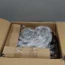 Rustic Black Chandelier, 6-Light Antique Farmhouse Chandelier for Dining Room Lighting Fixtures, Vintage Candle Pendant Light Fixtures Chandeliers for Dining Room Bedroom, Foyer and Living Room