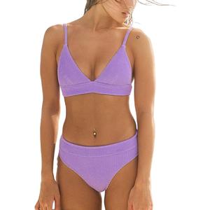 Bikini Sets for Women High Cut Bathing Suit 2 Piece High Waisted Cheeky Bottom Swimsuit, Large