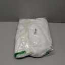 Glitzhome 48" D White Plush Christmas Tree Skirt Plush Faux Fur Xmas Tree Skirt Cover Mat for Christmas New Year Party Holiday Home Decorations Ornaments