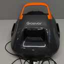 Cordless Robotic Pool Cleaner, Lasts 90 Min, Automatic Vacuum for Above-Ground Pools up to 860 Sq.ft, Portable, Self-Parking, Orange