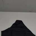 Colloyes Women's High Waisted High Cut Thong Bikini Bottom (Large, Black)