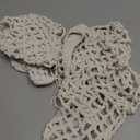 2 Pcs 11.8 x 20 Inch Large Macrame Fruit Hammock Under Cabinet Veggie Banana Hammock Hanging Fruit Basket Saves Counter Space for Kitchen Hand-woven Lace Hanging Basket for Kitchen(Rustic Style)