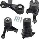 Engine Motor and Transmission Mount Kit Compatible with 2012-2017 Camry 2.5L Automatic Transmission , Replace OE 123720H090 123630V031 123620V060 123610V060 A72004HY A62081 A4288 A62062 Set of 4
