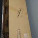 MXV 70" Fireplace TV Stand, Modern Entertainment Center & 36 Inch Electric Fireplace with Remote Control, LED Light, Fire Place Tv Stand for Living Room for TVs up to 80", Black + Black