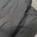 Homelike Moment Comforters Queen Size - Grey Duvet Insert Down Alternative Bed Queen Comforter, Lightweight Bedding Comforters Full Size Quilted Soft All Season Reversible Dark Gray/Light Grey