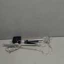 JMEXSUSS Solar Meteor Shower Lights Outdoor, 8 Tube 144 LEDs Warm White Solar Christmas Lights for Tree Eave Xmas Holiday Party Patio House Wedding Decor