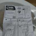 Carex Toilet Seat Riser, Round Raised Toilet Seat Adds 3.5 inches to Toilet Height, for Assistance Bending or Sitting, 300 Pound Weight Capacity Toilet Riser