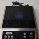 ChangBERT Induction Cooktop, Commercial Grade Portable Cooker, Large 8 Heating Coil, Premium Stainless Steel Countertop Burner with NSF Certified, 10 Hours Timer Powerful 1800W Professional Hot Plate