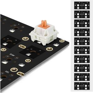 YIMAGUJRX RUNJRX Keyboard IXPE Switch Pads 0.5mm Thick for 61/64/87/100/104/108 Hot Swap 120Pcs,Black