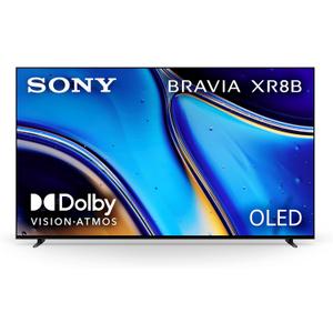 Sony 55 Inch OLED 4K Ultra HD TV BRAVIA XR8B Smart Google TV with Dolby Vision HDR and Exclusive Features for PlayStation 5 (K-55XR8B), 2025 Model