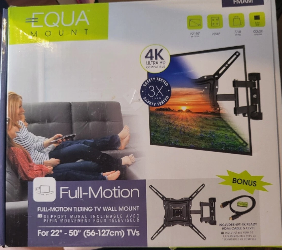 Peerless EQvFull Motion 22-50" Tv Wall M Peerless EQvFull Motion 22-50" Tv Wall M