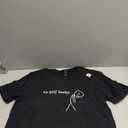 No Golf Today Funny Sad Stickman Golfer Golfers Men Women T-Shirt S