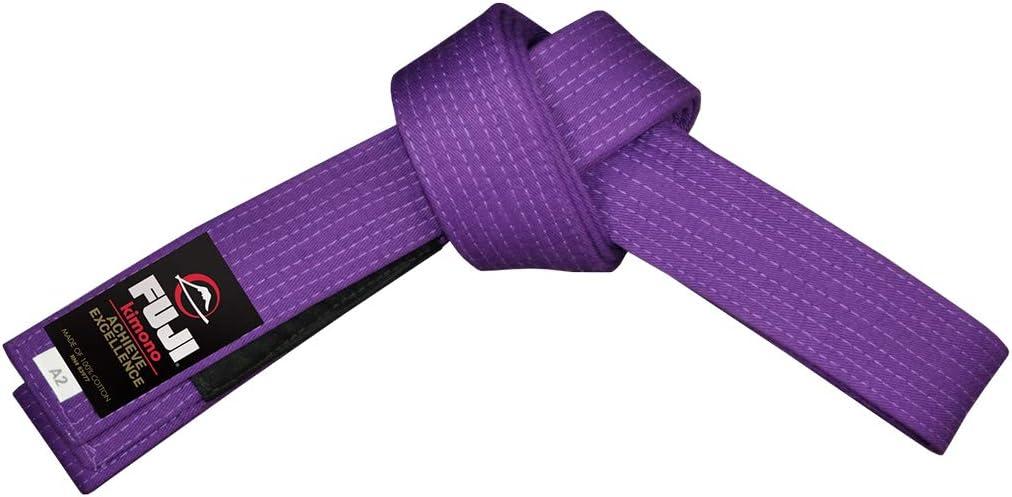 FUJI Brazilian Jiu Jitsu Belt with, BJJ Belt for Adults