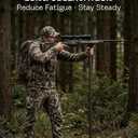 FANAUE 60" Carbon Fiber Hunting Shooting Stick, Adjustable Rifle Monopod with Arca Swiss Quick Release Plate