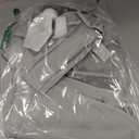 Woodoulogy Hanging Gift Wrapping Paper Storage, 48x24 (Extra Large) Grey Double-Sided Christmas Wrapper Bag Container, Oxford Long Craft Roll Organizer, Present Wrap Holder for Closet, Door