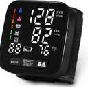 Wrist Blood Pressure Monitor, Tovendor Home Automatic Blood Pressure Cuff Wrist with 2 AAA Battery and Portable Carrying Case, 2 * 90 Reading Memory Dual Users Mode