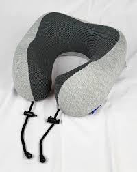 Travel Pillow, Travel Neck Pillows for Airplanes, Comfortable Breathable Cover (Black)