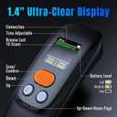 Tera Barcode Scanner Wireless Portable: 1.4" Large LCD Screen 1200mAh Battery with Charging Cradle Ergonomic Design 1D 2D QR Works with Bluetooth 2.4G Wireless USB Wired Bar Code Reader Model 1600