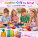 Kirosy Loom Refill Loops, 1000PCS Elastic Weaving Bands in 10 Colors for 7" Potholder Looms, Durable Craft Refill for DIY Weaving Projects