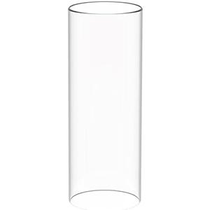 GLS Crystal Hurricane Candle Glass, Glas s Cylinder Open Both Ends,Glas s Lamp Shade,Open Ended Glas s,Multiple Size Choices Diameter 2", Height 10"