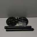 Mug Tree Set of 2 | 13.5"x7"x7", 6 Hooks Cup Holder with Thick Rubberwood Base, Wooden Coffee Mug Holder Stand for Countertop, Kitchen Table, Cup Organizer Rack for Mugs or Utensils (Black)