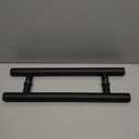 18″ Matte Black Barn Door Handles Heavy Duty Double Sided