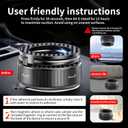 MagSafe Magnetic Phone Holder for Car, 2-in-1 Car Mount 360 Rotating Vacuum Suction Dashboard & Windshield Phone Holder, Strong N55 Mega Magnet Mount for iPhone 17/16/15/14/13/12 & All Smartphones