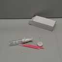 Light Up Injector Prop with 2 Glow Sticks  Spooky Halloween Costume Accessory for Mad Scientist, Plague Doctor & Haunted House Decor (Red)