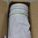 vensovo 5 Inch Beige Metal Rustic Flower Pots - 6Pcs Small Galvanized Planters with Drainage Hole and Rubber Plug, Rustproof Metal Bucket Plant Pots Farmhouse Vintage Style for Decor