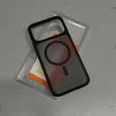 TORRAS Stronger Magnetic & Shockproof for iPhone 17 Pro Max Case, Fit for MagSafe, Military Grade Drop Protection, Camera Control, DIY Button, Slim for iPhone 17 Pro Max Case Translucent Matte Black