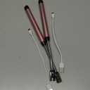 2 PCS Candle Lighter, Electric Lighter Arc Windproof Flameless with 360 Flexible Neck & LED Power Display, Lighters for Candle for BBQ, Grill, Camping, Fireplace, Stove(Pink)