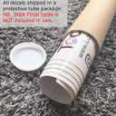 Decal/Stickers Compatible with IKEA Flisat Table Top (Safari)