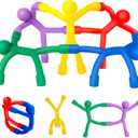 Magnetic Toddlers Sensory Toys, 10Pcs Road Trip Car Airplane Travel Activities Essentials Toy for Kids Ages 4-8, Fidget Toys for Adults Teens Boys girls Stress Relief, Strong Fridge Magnet Men People