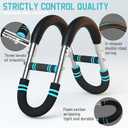 Twister Arm Trainer,Arm Exerciser for Men,Adjustable Chest Expander,Chest Workout Equipment,Arm Bar,Forearms Muscle Training Fitness Equipment,Strength Training Machine for Abdomen,HIPS,Back,Thigh