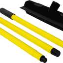 FURemover Sweep Pet Hair Rubber Broom with Carpet Rake and Squeegee, Ideal for Tile, Carpet and Hardwood, Disassembles for Easy Storage