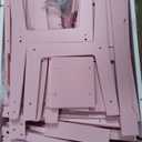 Garvee Kids Art Table with 2 Chairs Toddler Craft Play Wood Activity Desk