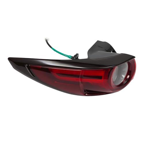 LED Outer Tail Light Assembly for Mazda CX-5 2017 2018 2019 2020 2021 Left Driver Side Rear Outer Tail Light Brake Lamp Replacement, 4 Pins, w/Bulbs, KB8B-51-160E MA2804126 (Left Driver Side)