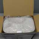 ELPHECO Kitchen Compost Bin with Lid 1.8 Gallon Hanging Trash Can with Lid, 7 Liter Wall-Mounted Garbage Can for Kitchen Cabinet Door, Small Under Sink Trash Can for Cupboard, Bathroom, Office