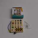 Toddler Montessori Busy Board - Wooden Switch Board for 1-3 Year Olds, LED Light Switch Toy, Kids Button Travel Toy for 3+