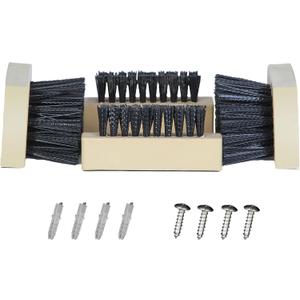 JobSite Replacement Brushes - 2 Side & 2 Bottom Boot Scraper Brushes - Compatible Original & Extra Wide Boot Scrubbers
