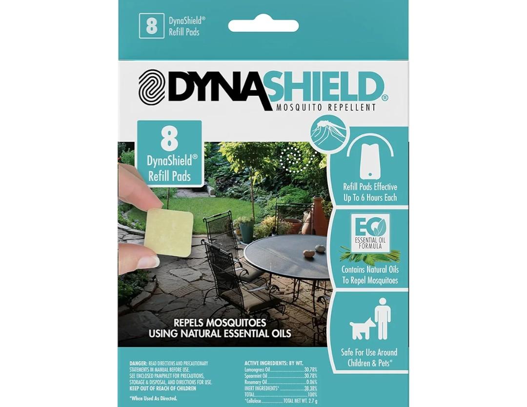 DynaTrap DynaShield Repellent Refill Pads - Official Refill Pads for DynaShield Mosquito Repellent - DS1000R8SR, 8 Pack
