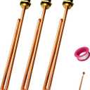 HE 90240 Heating Element, Replacement for EcoSmart ECO 18 27 36, 9KW 240V Water Heater Element for Electric Tankless Water Heaters, Screw-In,Copper (3)