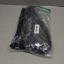 Women's Long Sleeve Open Front Knitted Crop Cardigan Drop Shoulder Knit Bolero Shrug Sweater (Medium, Black)