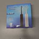 2025 New Sonic Electric Toothbrush for Adults - Vibration 60,000 VPM & 73 Oscillation Rechargeable Electric Toothbrush, 50+ Days Battery Life, 3 Modes, 2-Minute Timer, 3 Brush Heads, 2 Pack (White + Black)